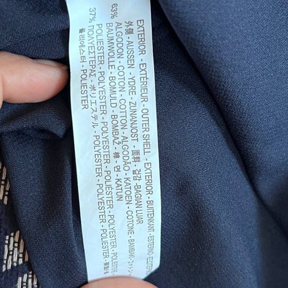 Zara Basic XS Embroidered Blue & Gray Backless Fit & Flare Dress - Picture 11 of 11